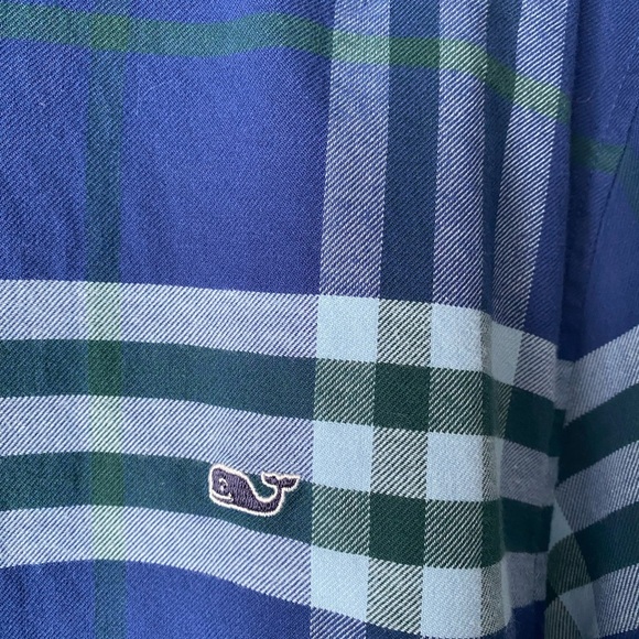 Vineyard Vines Men’s Flannel Slim Fit Button Down Size L - Picture 3 of 4